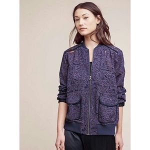 Anthropologie Elevenses Miranda Lace Jacket